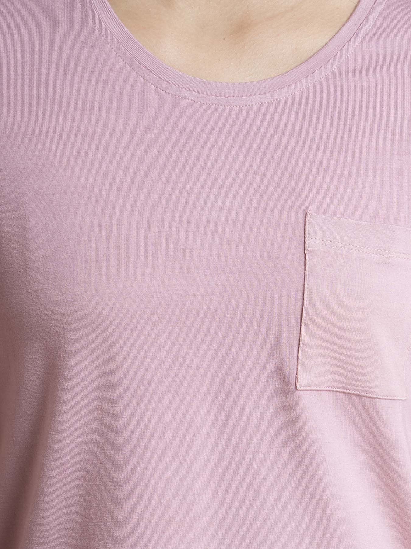 Round Neck T-shirt - Pink