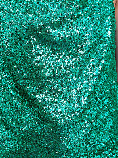 Sequin Cowl Neck Camisole - Green