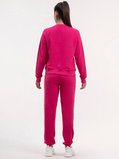 Cotton Tracksuit - Fuchsia