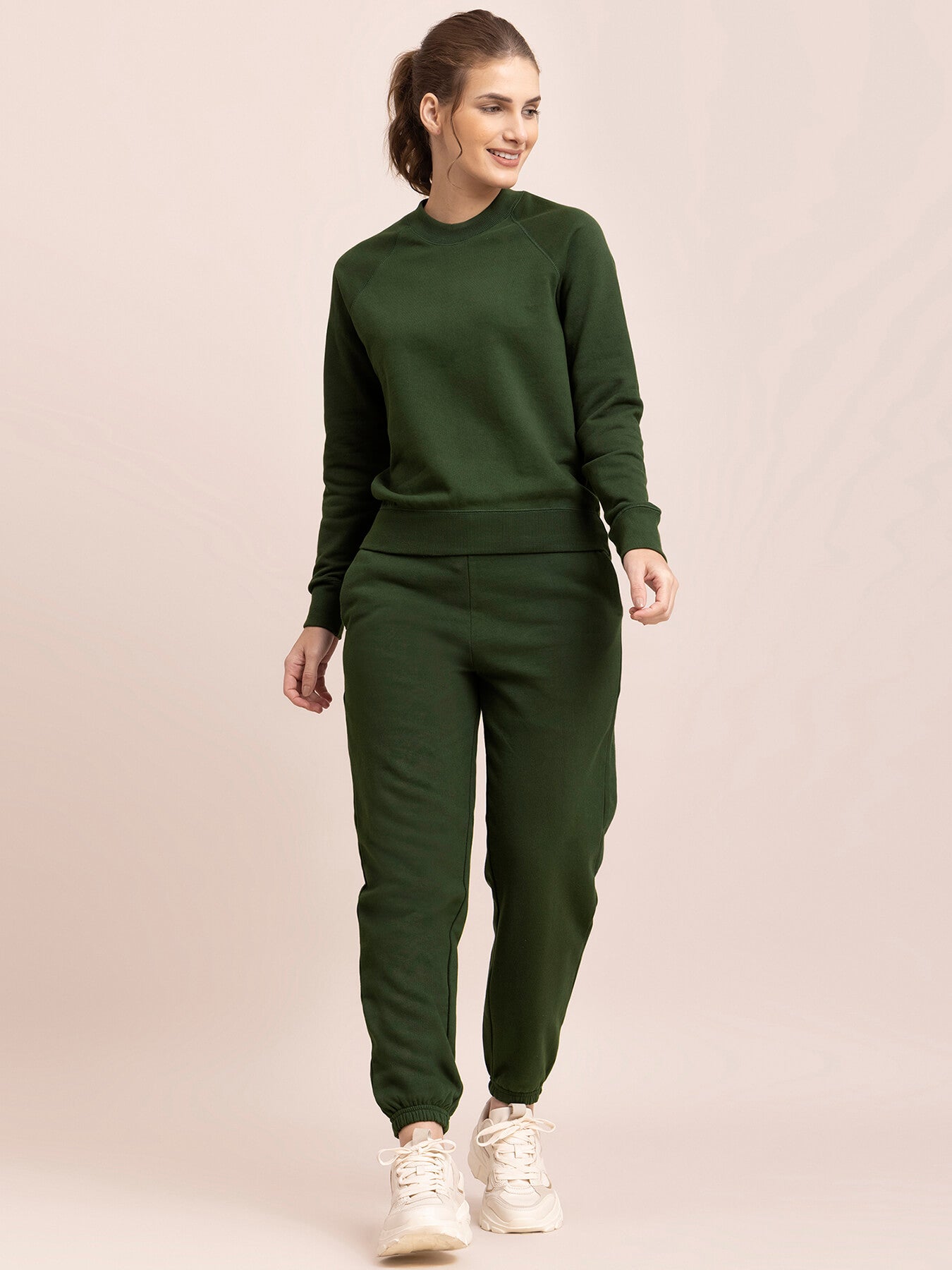 Cotton Tracksuit - Olive