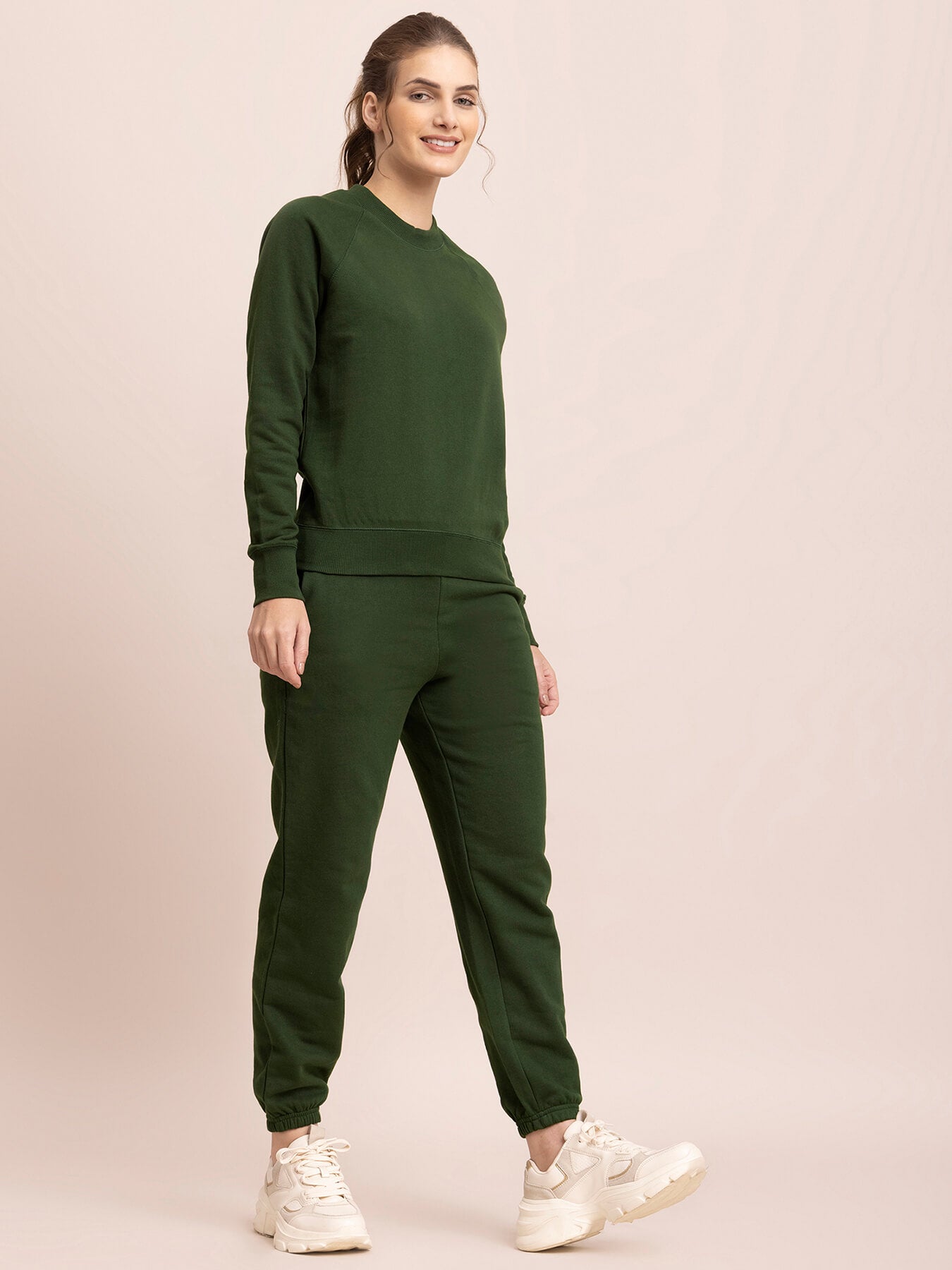 Cotton Tracksuit - Olive